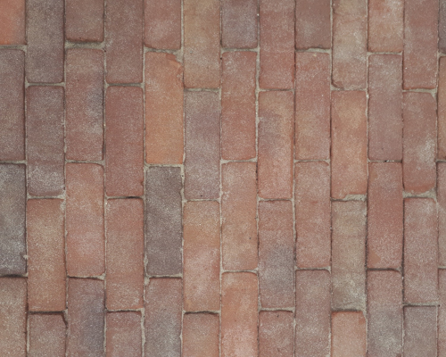 Gebakken dikformaat Rood genuanceerd getrommeld.