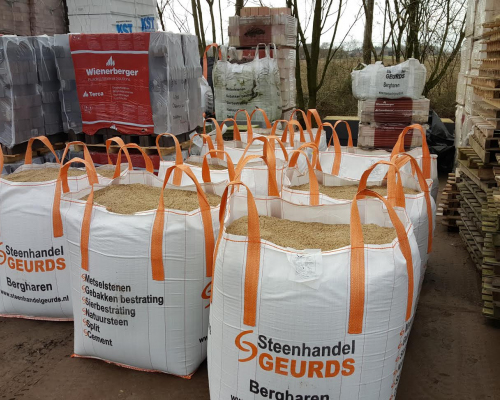 Vulzand in 1 m3 bigbag.